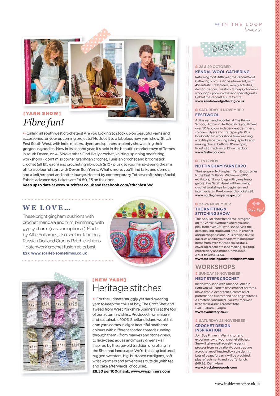 Inside Crochet Preview Pages