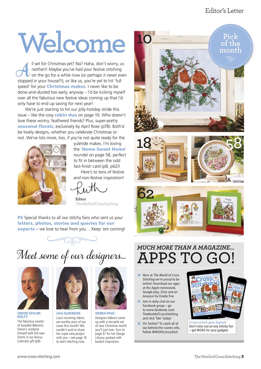 The World of Cross Stitching Preview Pages