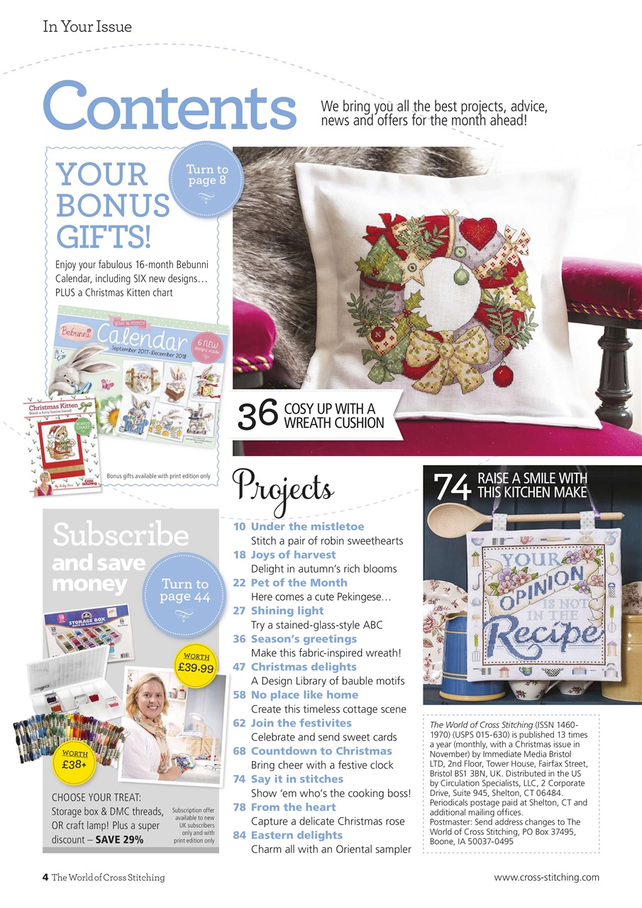 The World of Cross Stitching Preview Pages