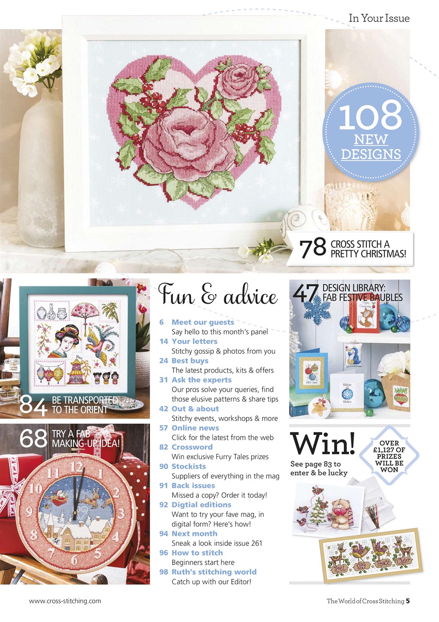 The World of Cross Stitching Preview Pages