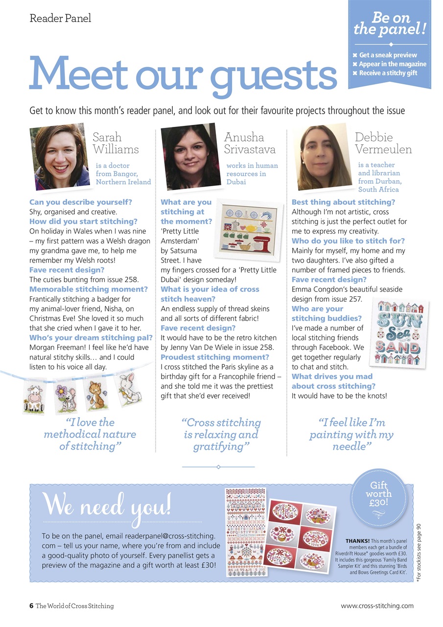 The World of Cross Stitching Preview Pages