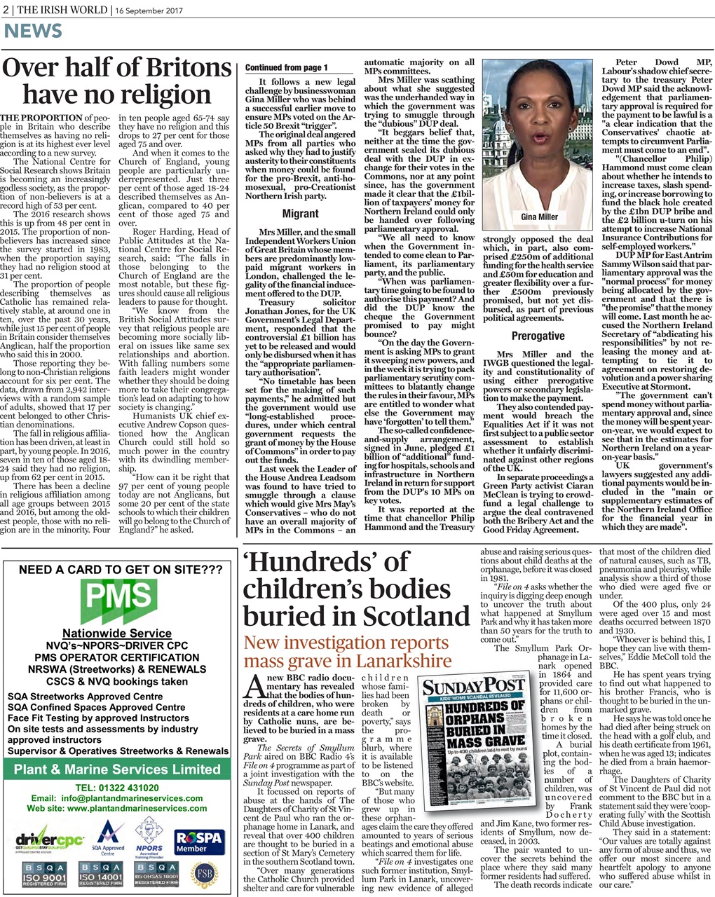 Irish World Preview Pages