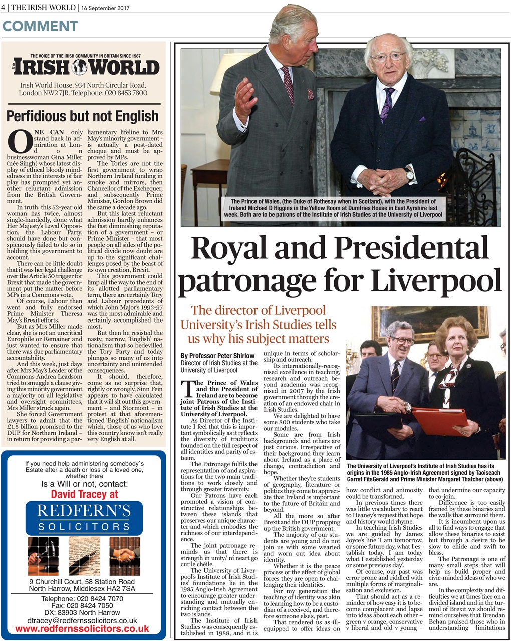 Irish World Preview Pages