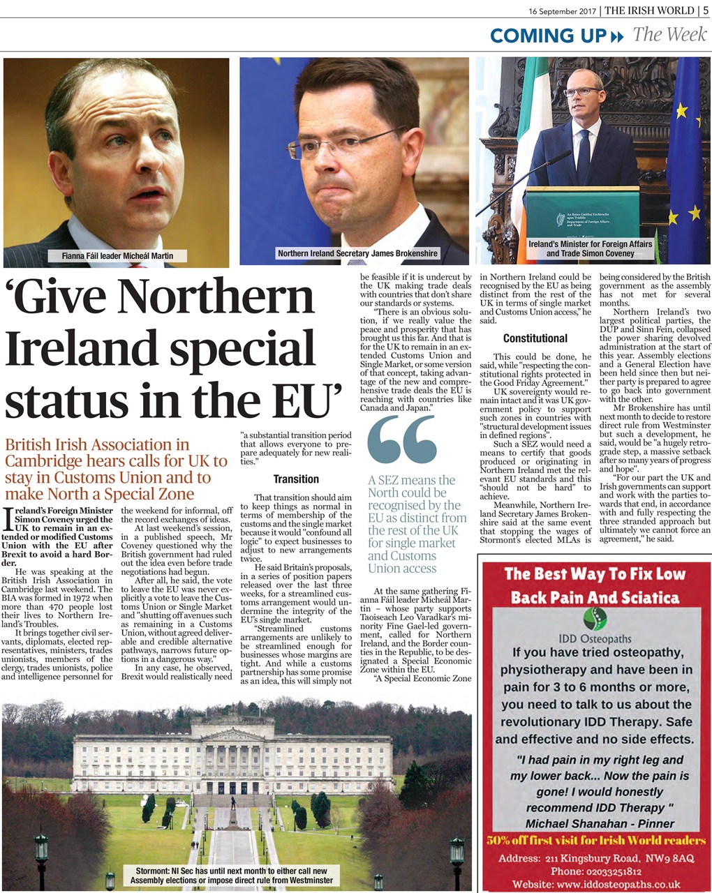 Irish World Preview Pages