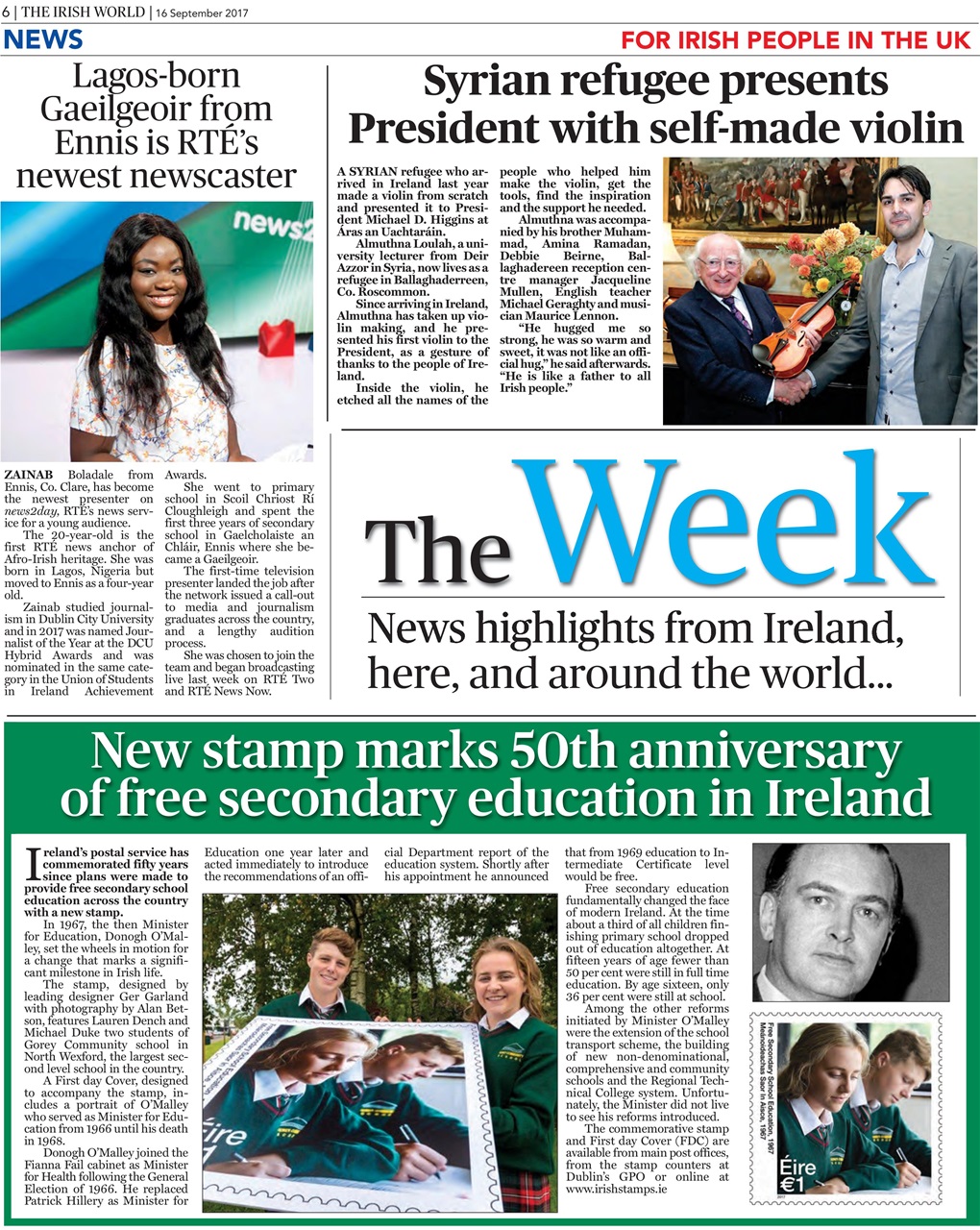 Irish World Preview Pages