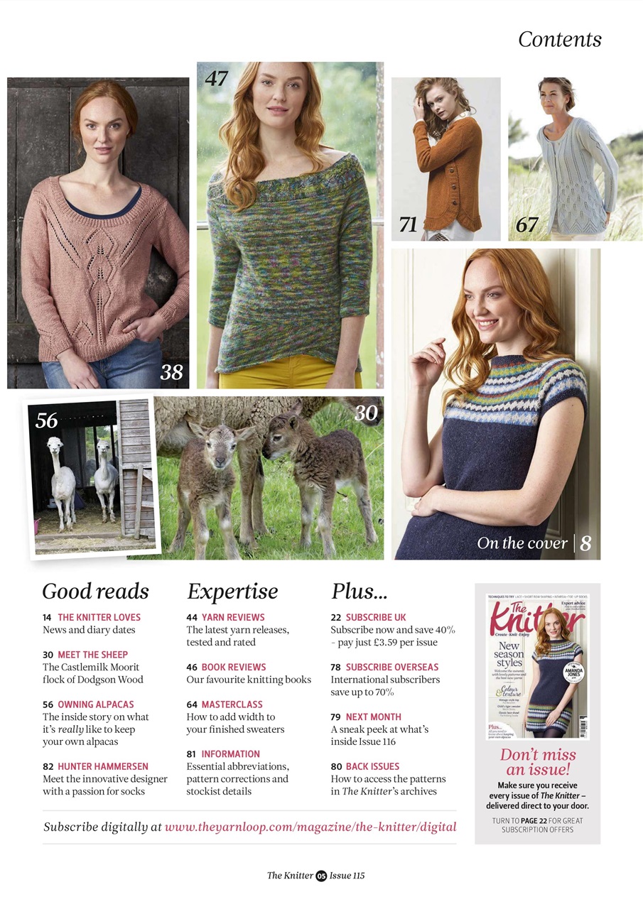 The Knitter Preview Pages