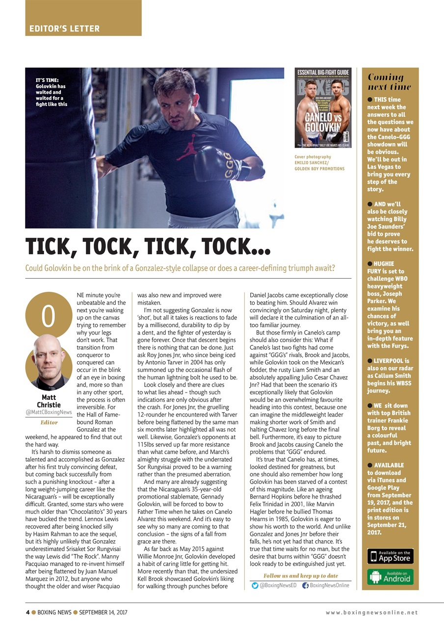 Boxing News Preview Pages