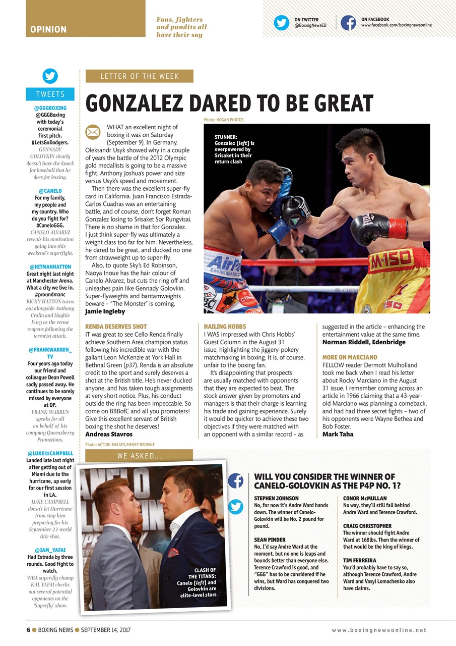 Boxing News Preview Pages