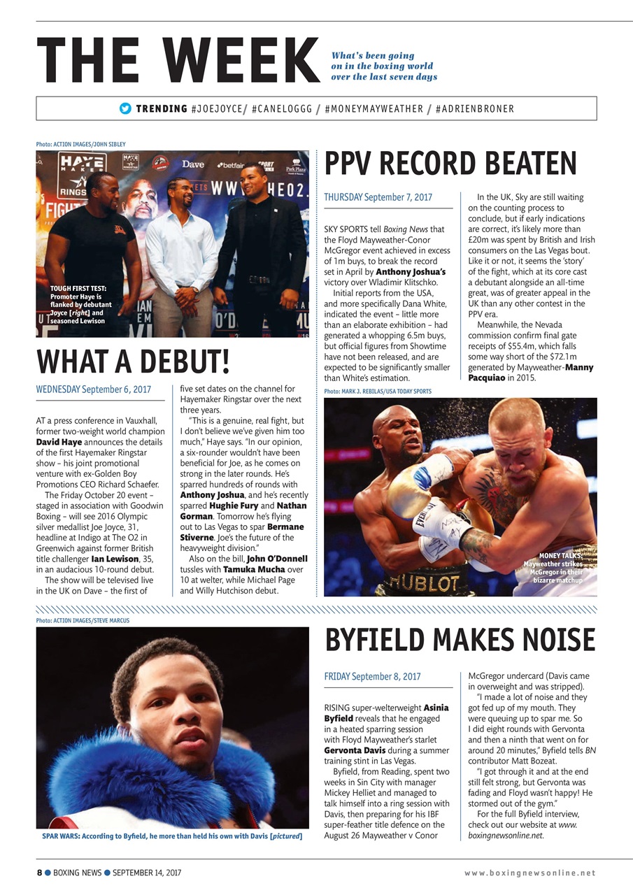 Boxing News Preview Pages