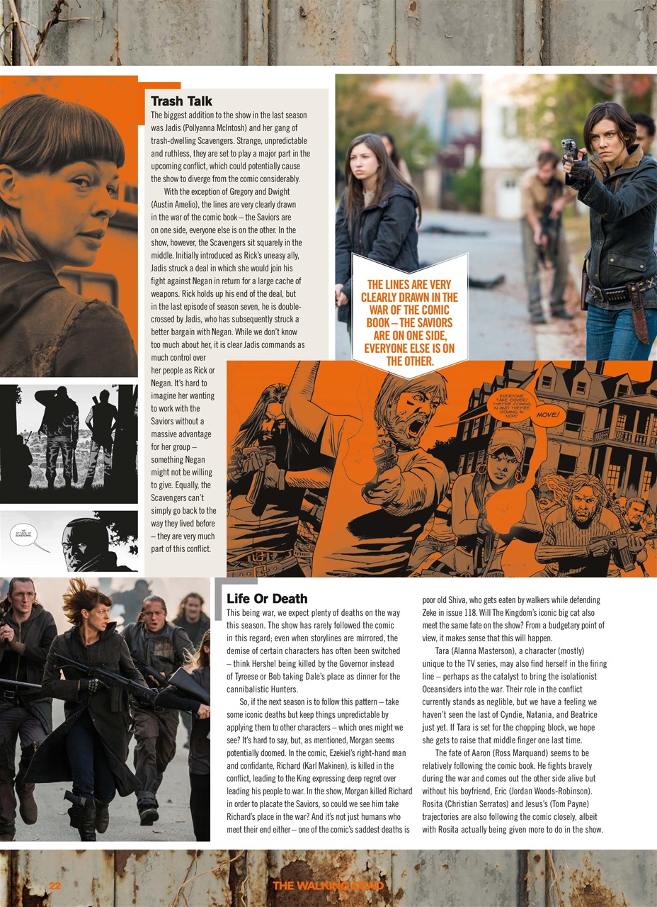 The Walking Dead Magazine Preview Pages