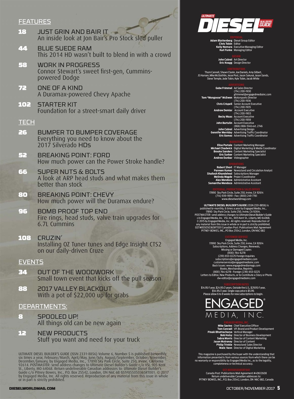 Ultimate Diesel Builders Guide Preview Pages