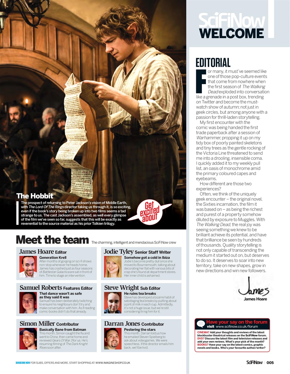 SciFiNow Preview Pages