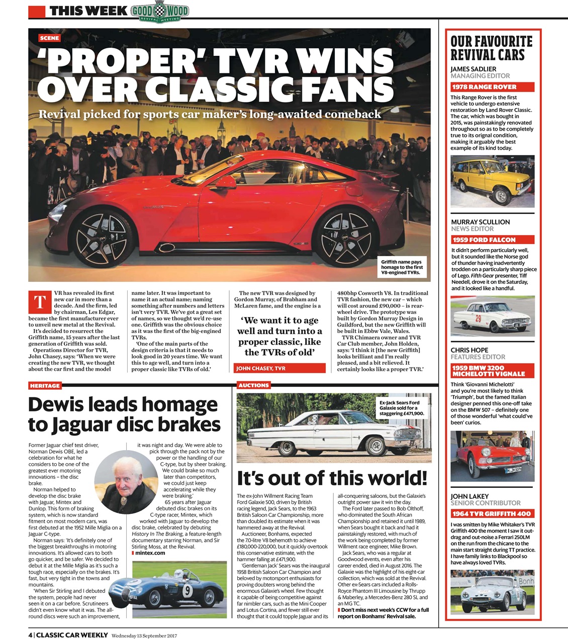 Classic Car Weekly Preview Pages