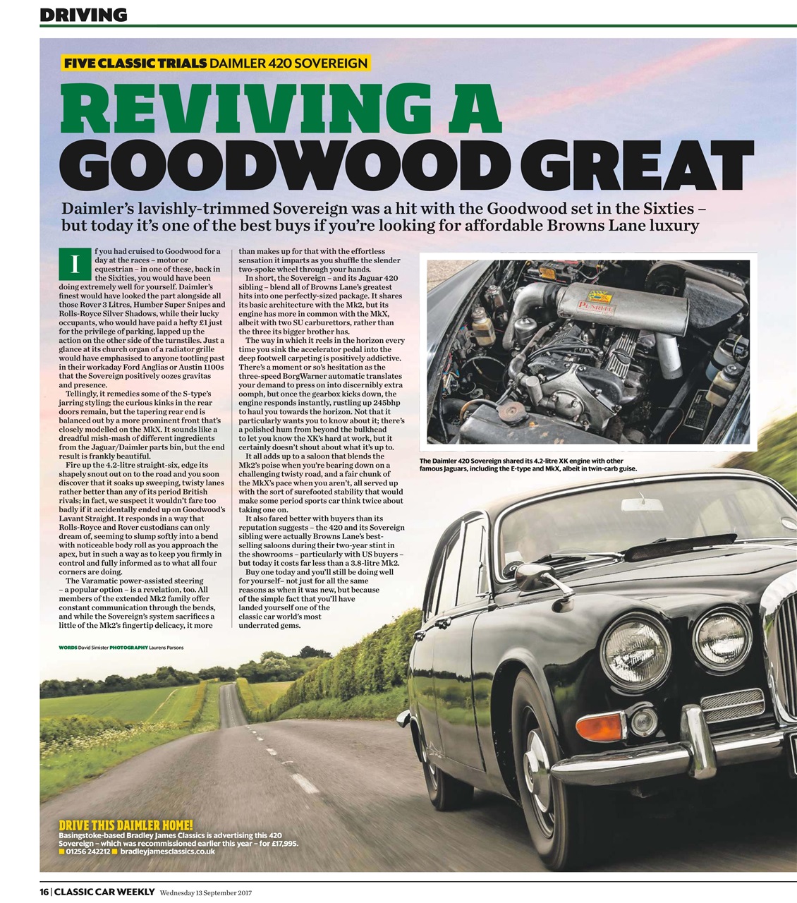 Classic Car Weekly Preview Pages