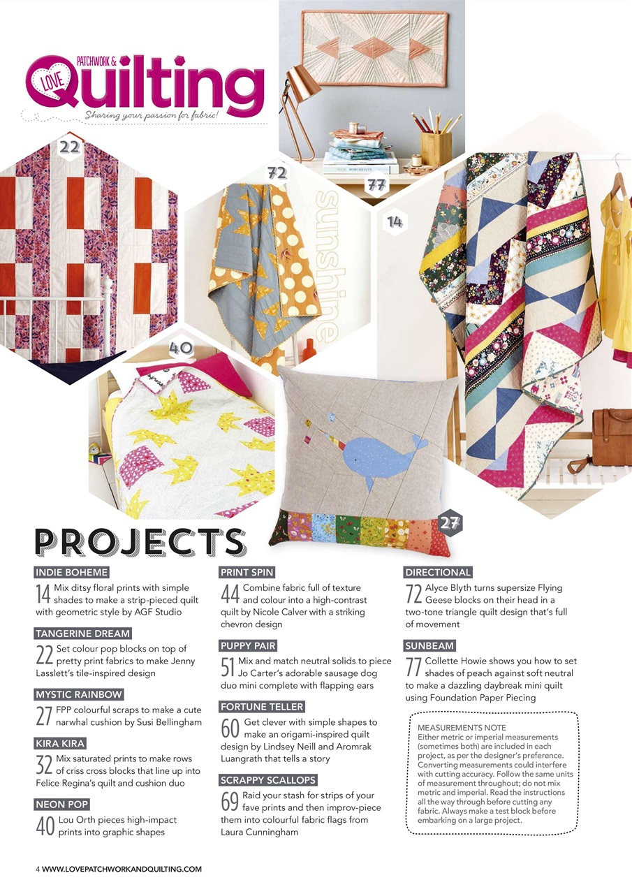 Love Patchwork & Quilting Preview Pages