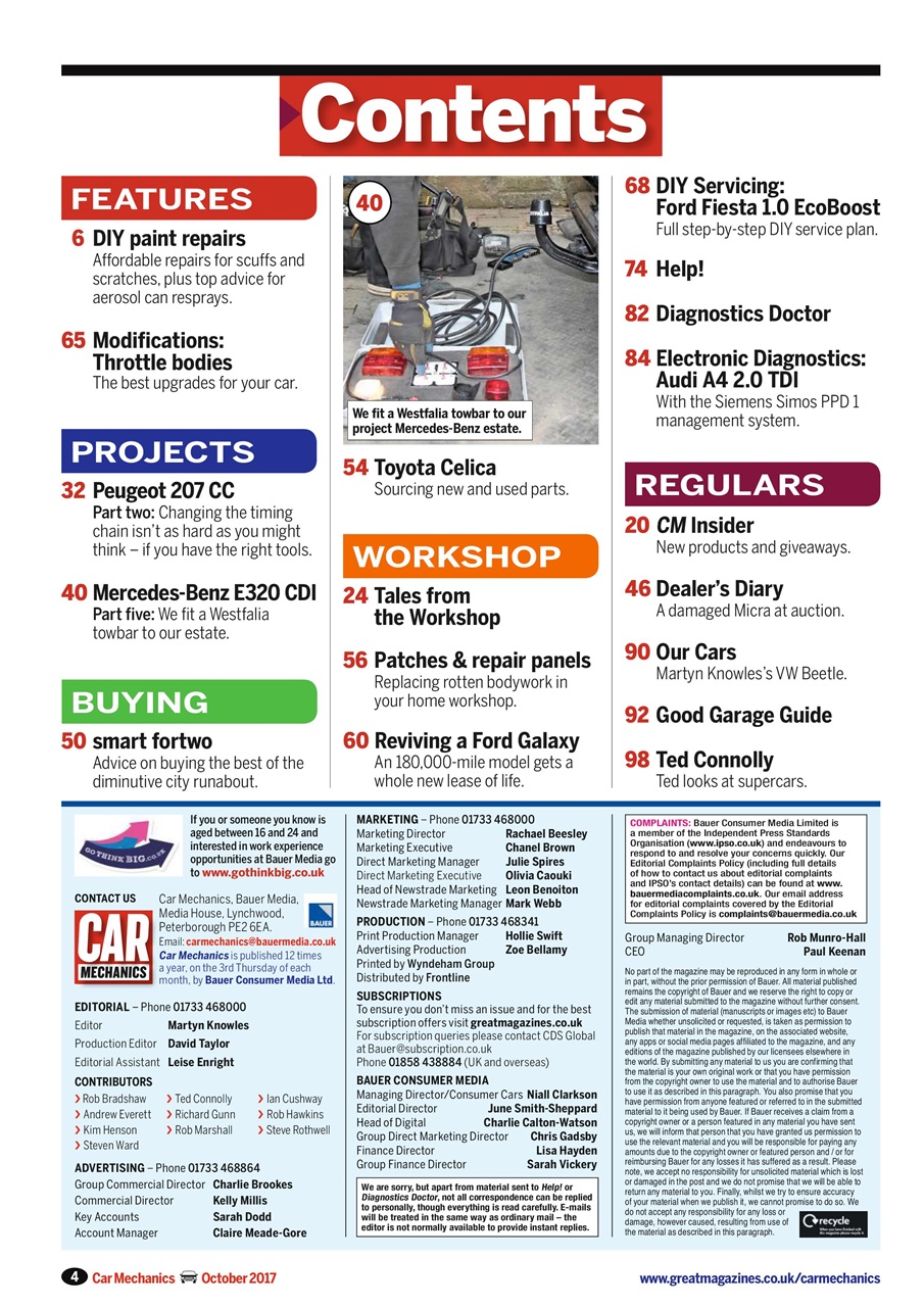 Car Mechanics Preview Pages