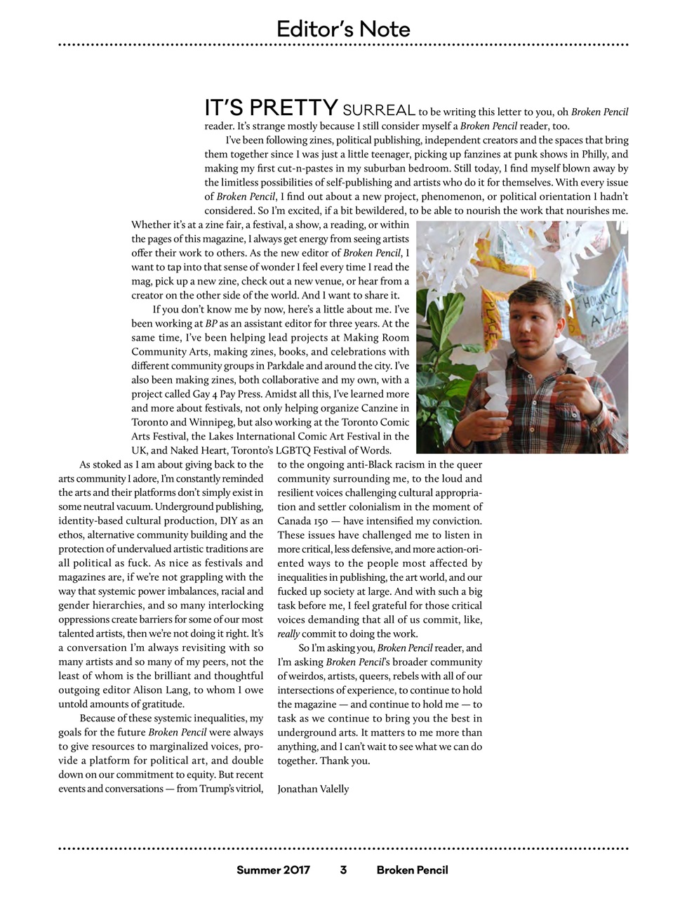 Broken Pencil Preview Pages