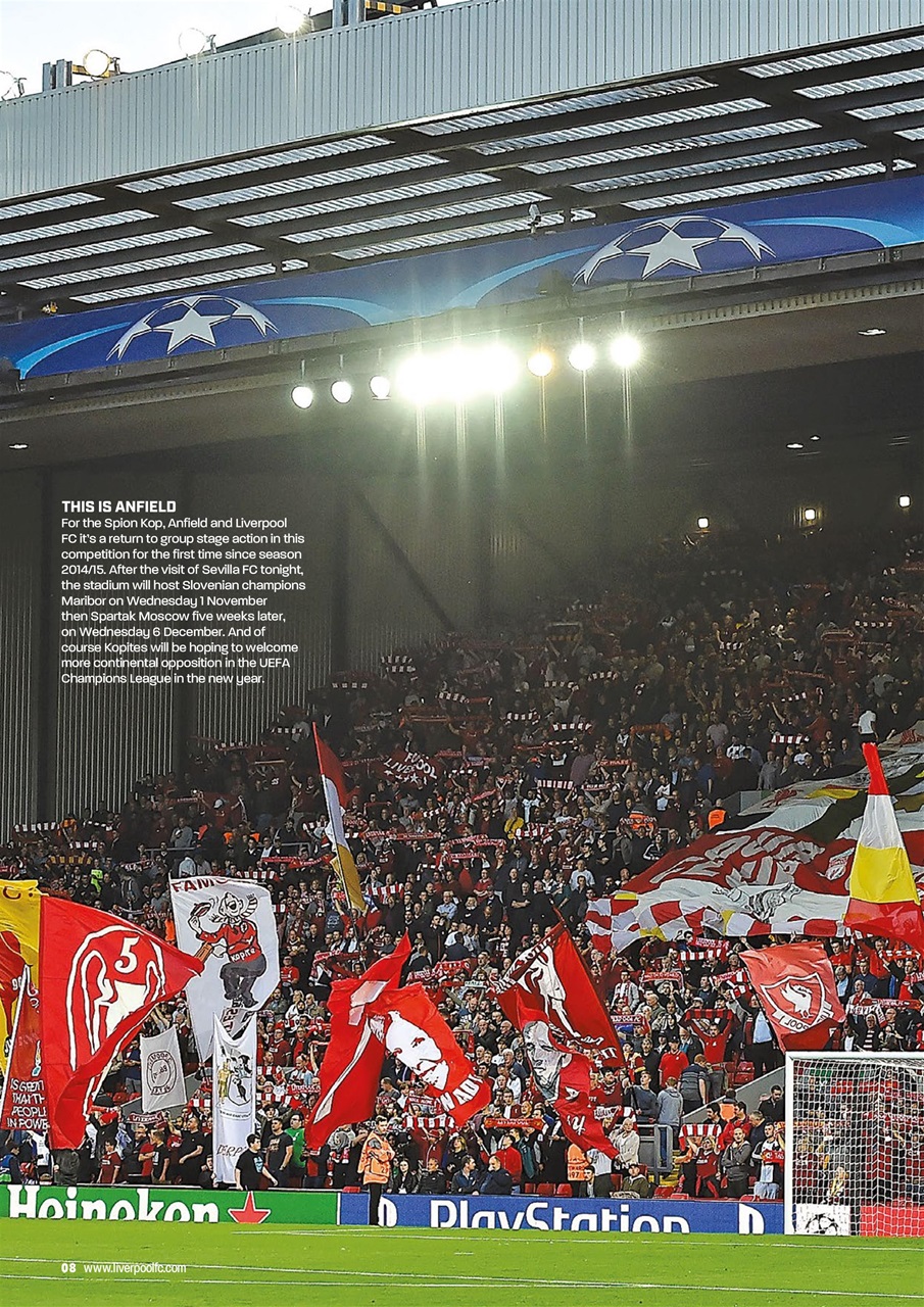 Liverpool FC Programmes Preview Pages