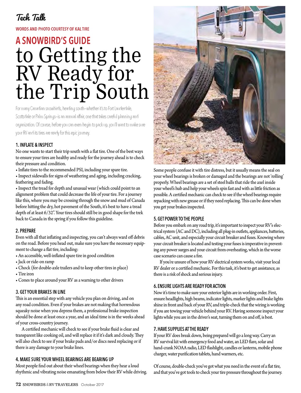 Snowbirds & RV Travelers Preview Pages