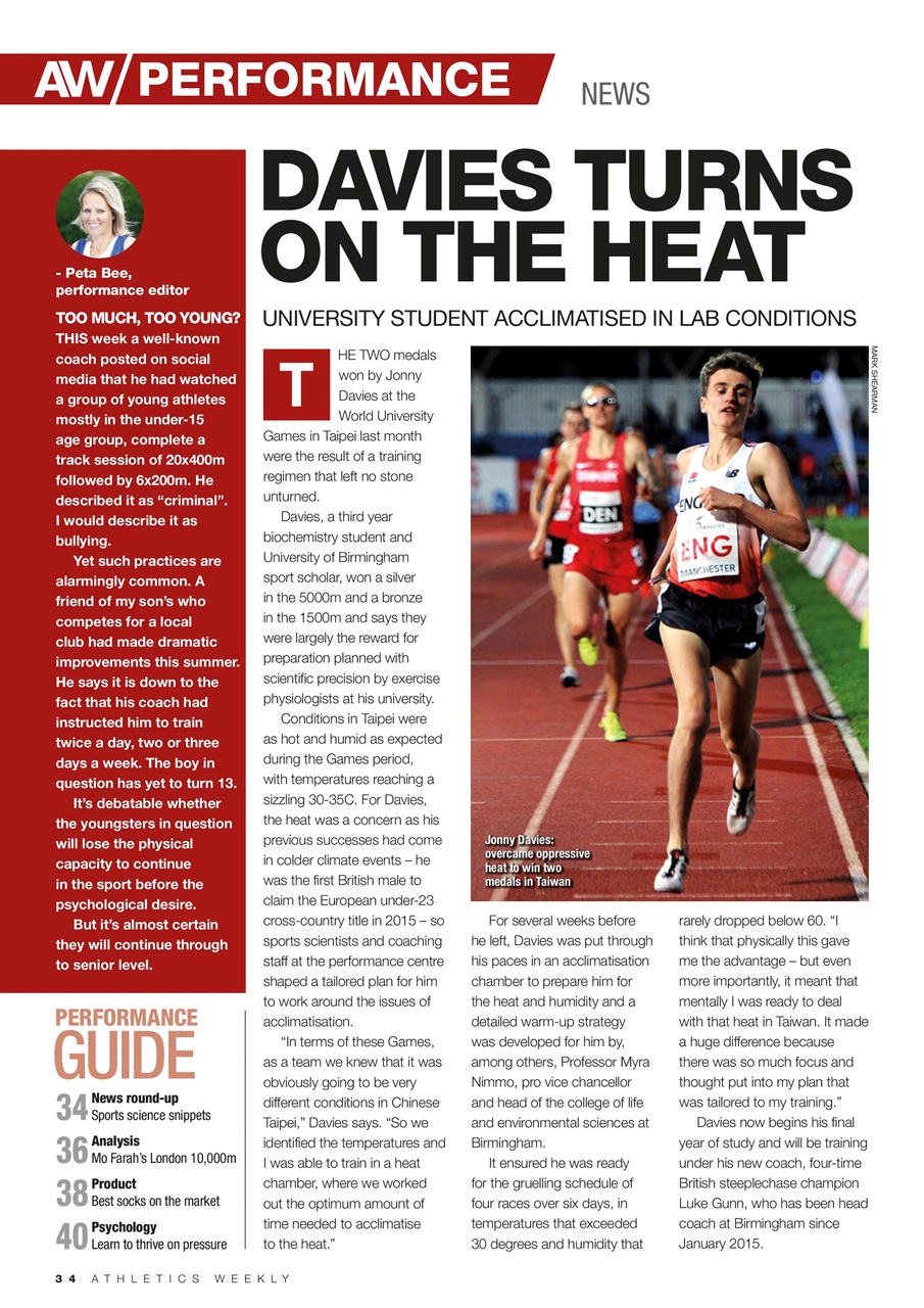 AW – Athletics Weekly Magazine Preview Pages