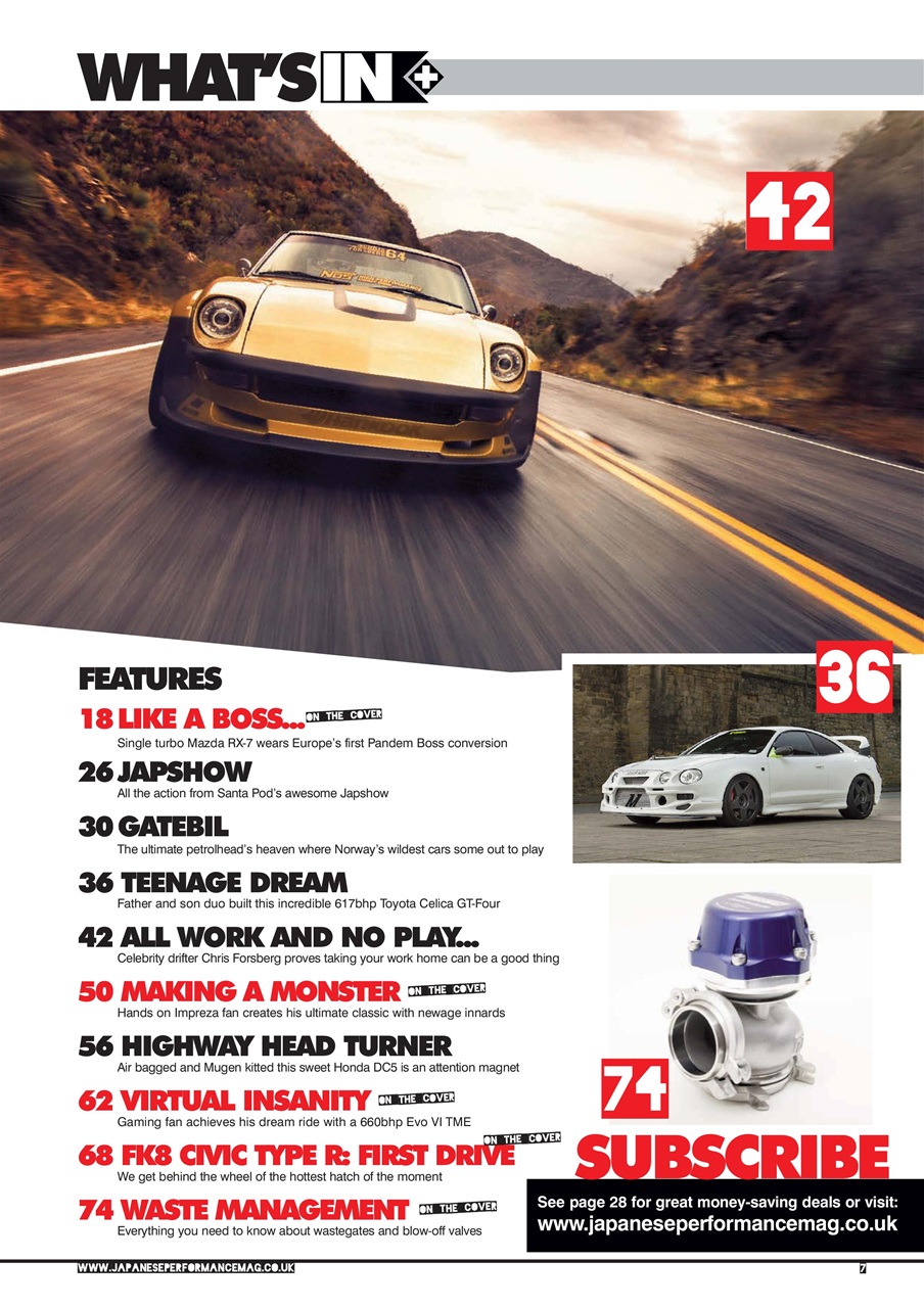 Japanese Performance Preview Pages