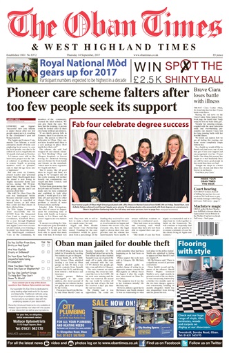 The Oban Times & Lochaber Times issue 