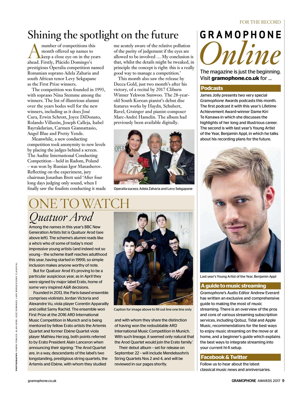 Gramophone Preview Pages