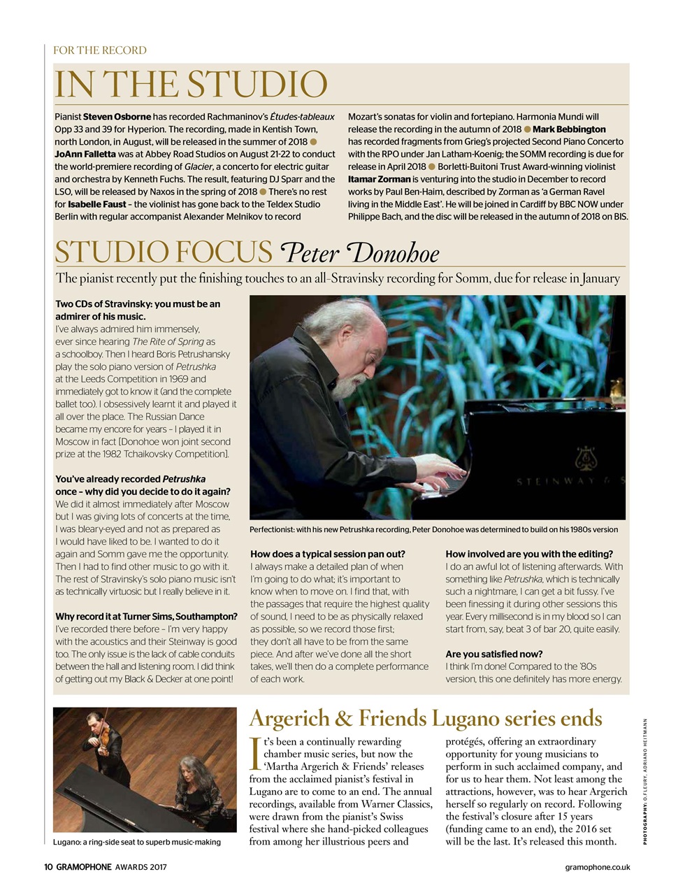 Gramophone Preview Pages