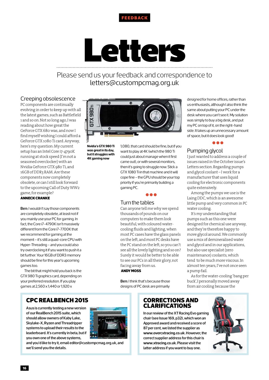 Custom PC UK Preview Pages