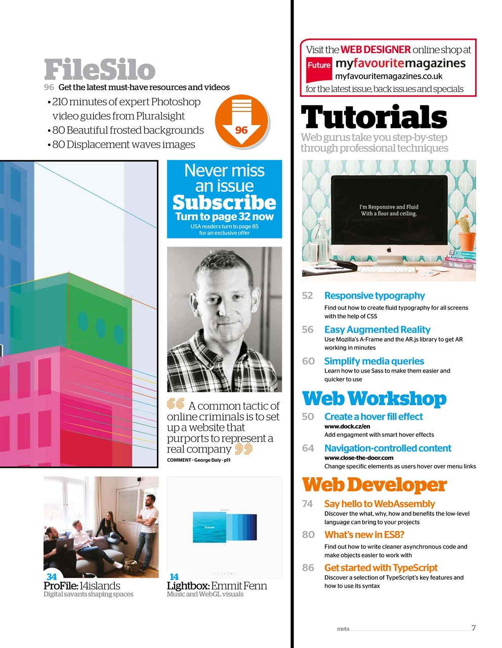 Web Designer Preview Pages