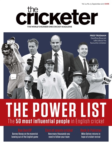 The Cricketer Magazine issue September 2017