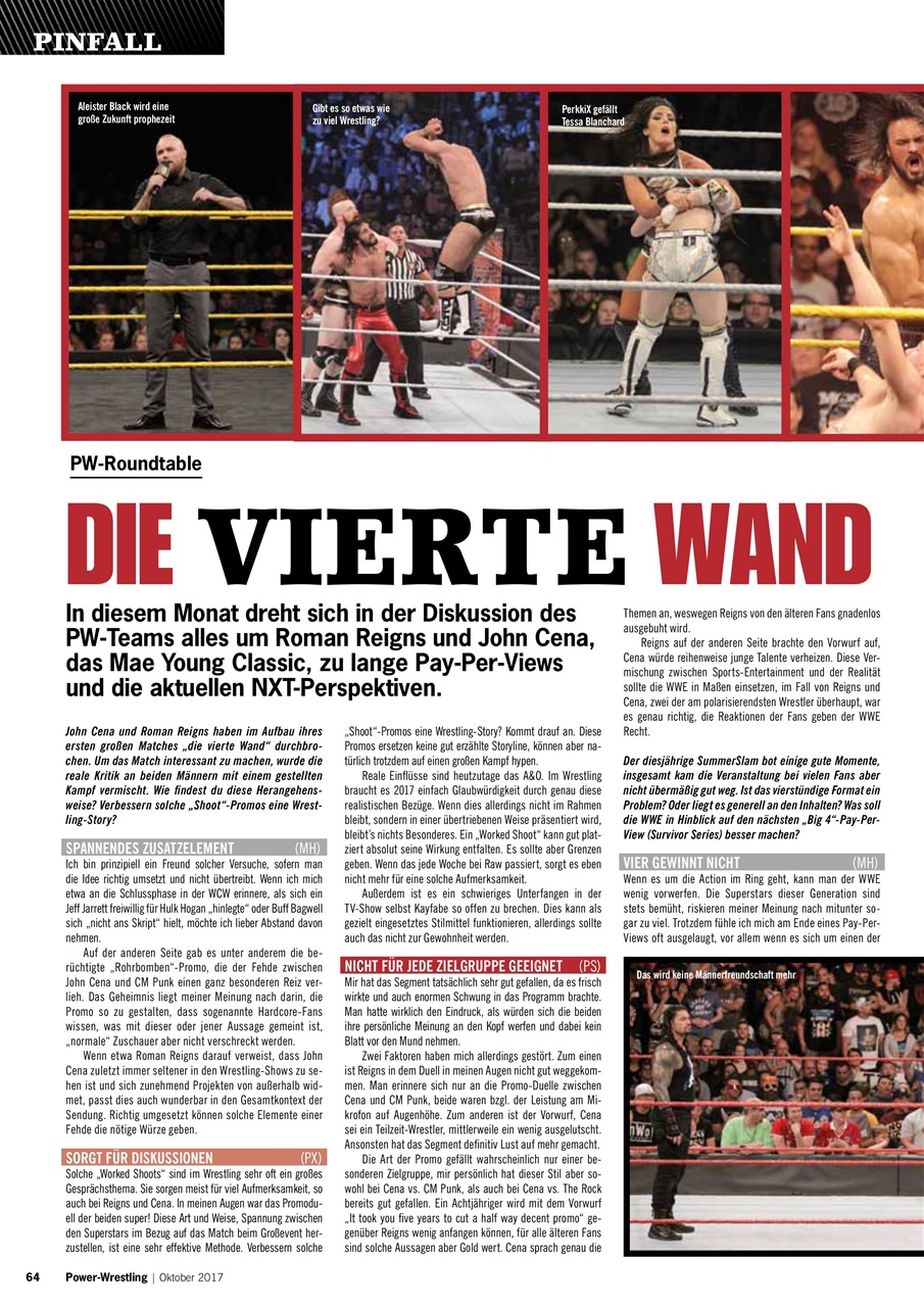 Power-Wrestling Preview Pages