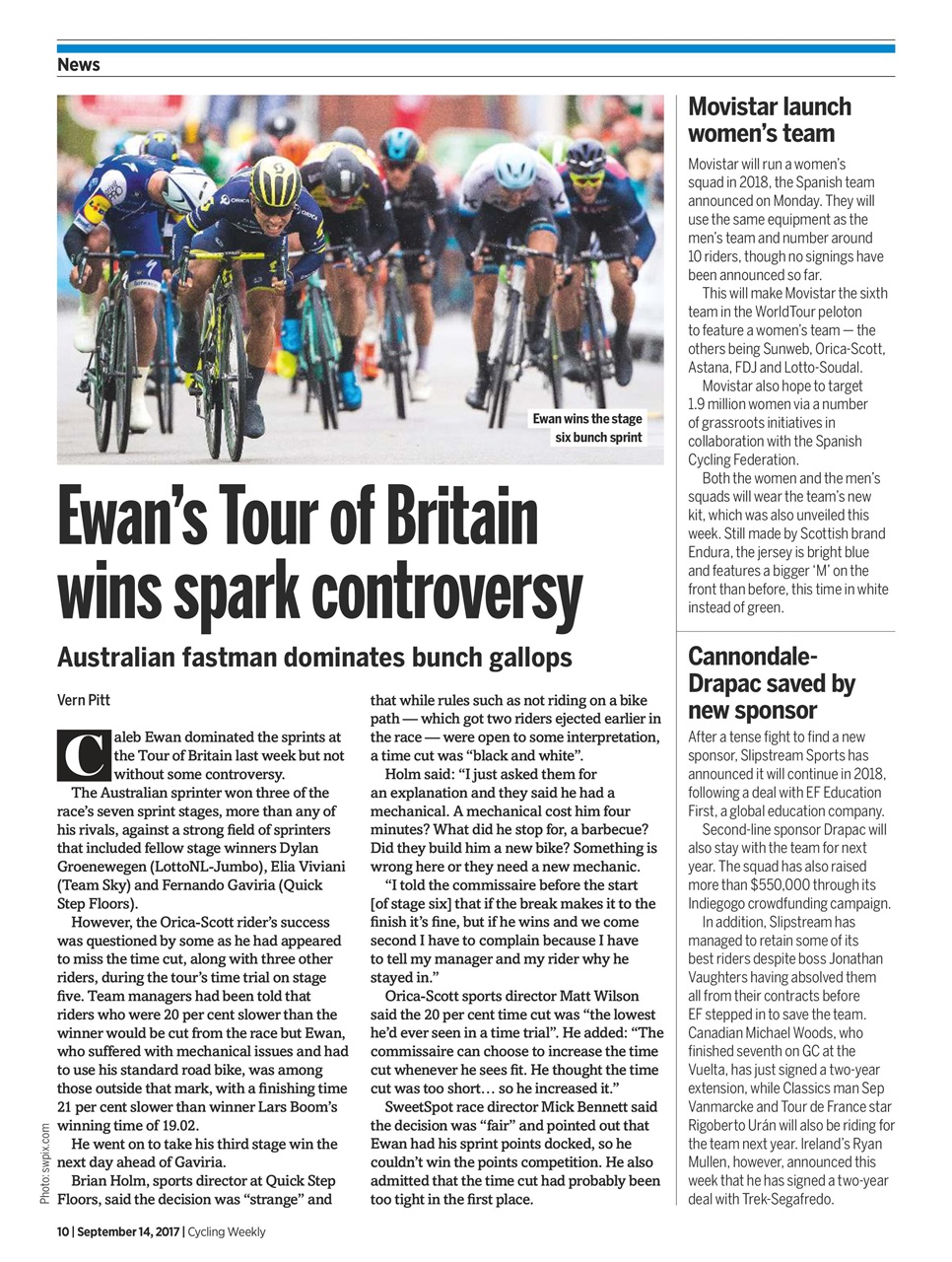 Cycling Weekly Preview Pages