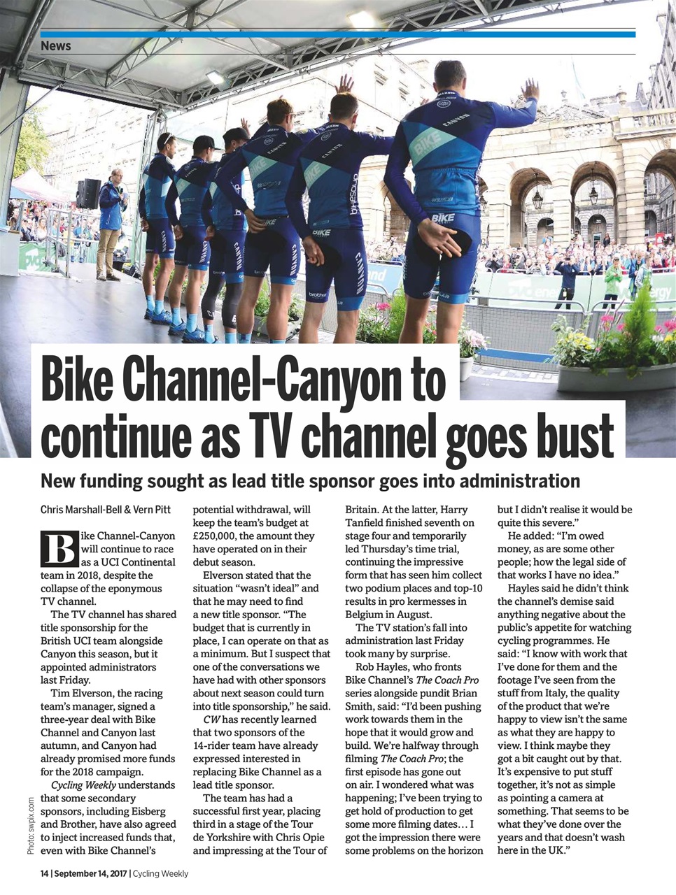 Cycling Weekly Preview Pages