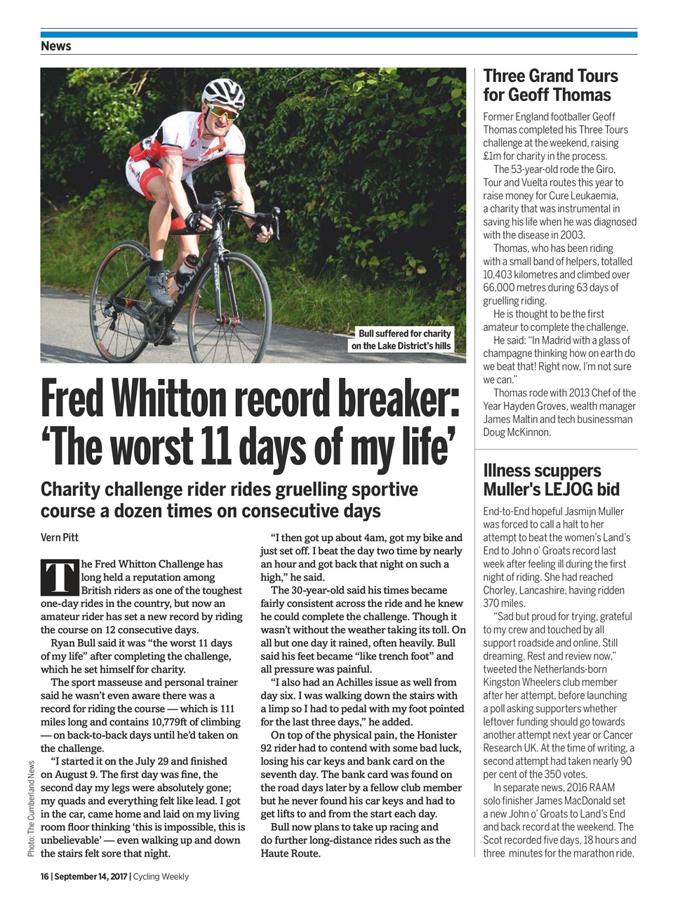 Cycling Weekly Preview Pages