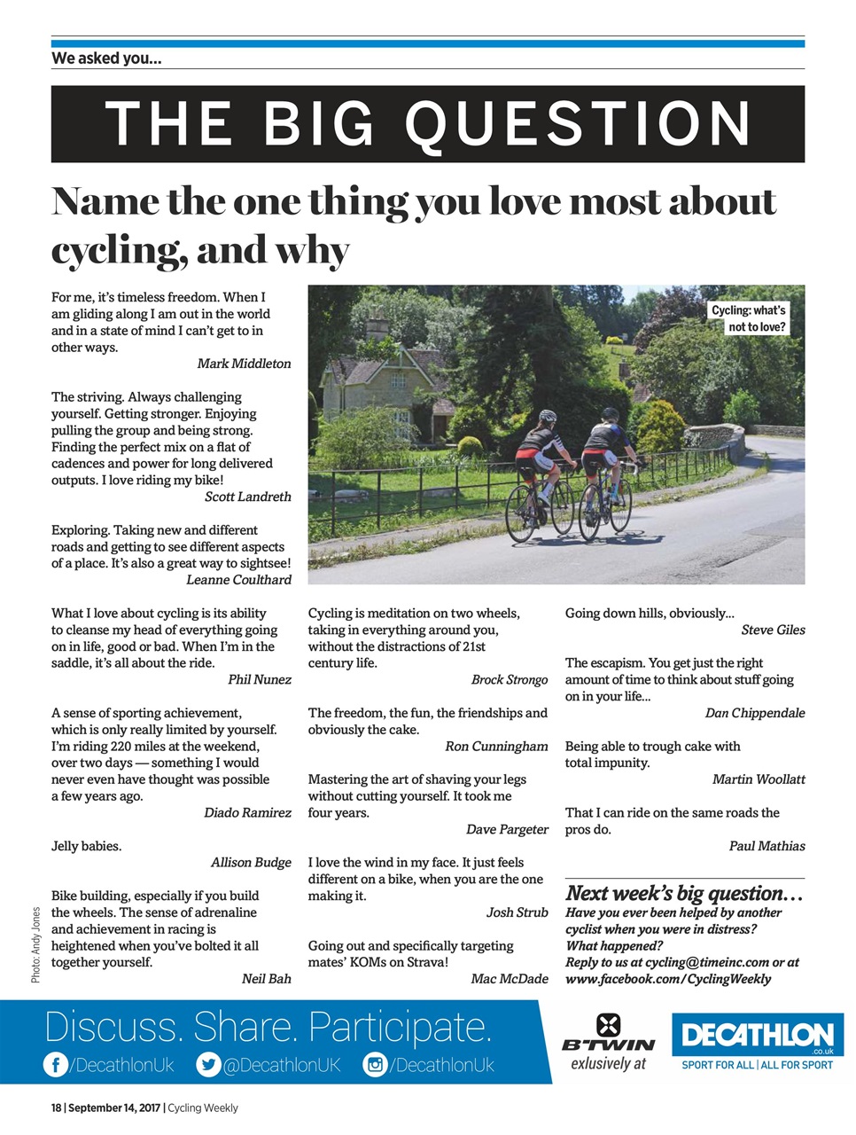 Cycling Weekly Preview Pages