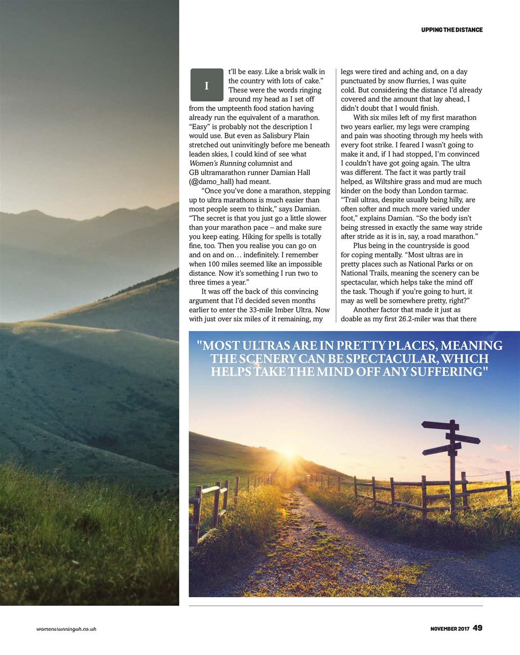 Women’s Running Preview Pages