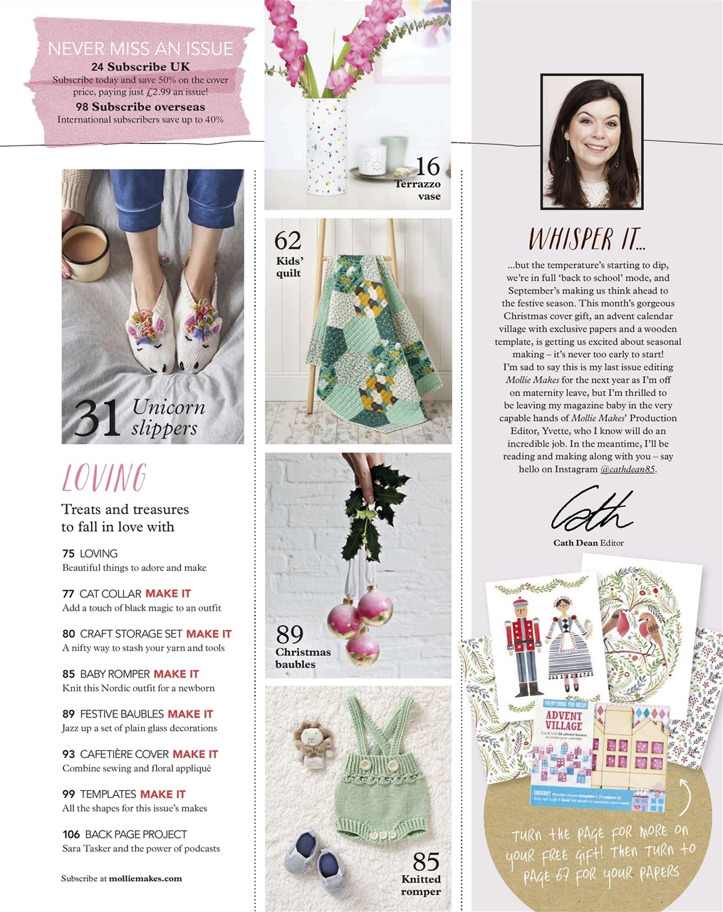 Mollie magazine Preview Pages