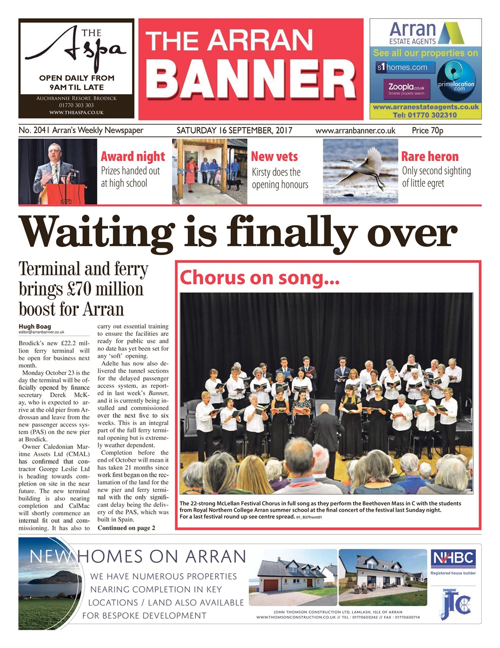 Arran Banner Preview Pages