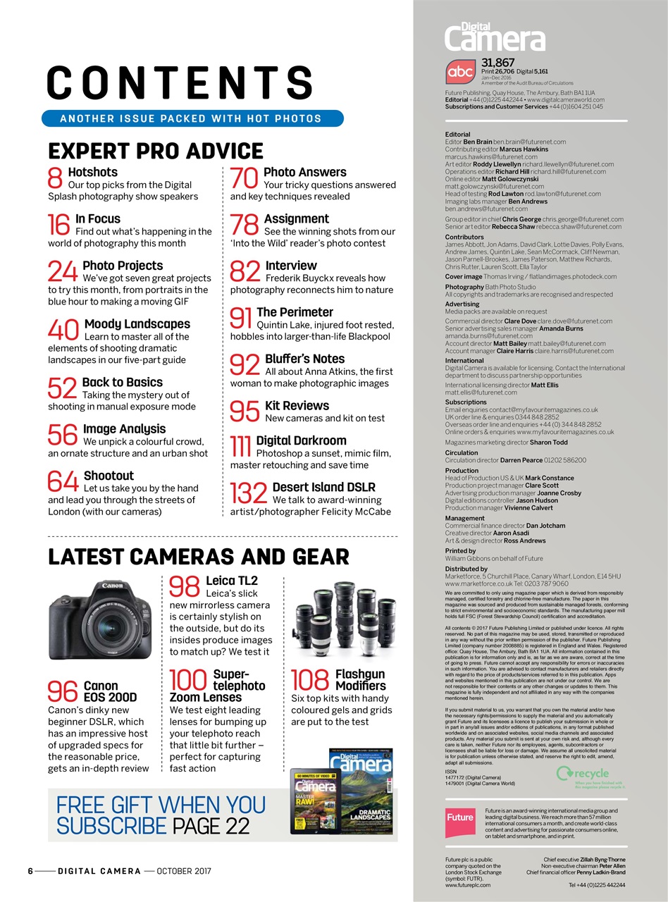 Digital Camera Magazine Preview Pages
