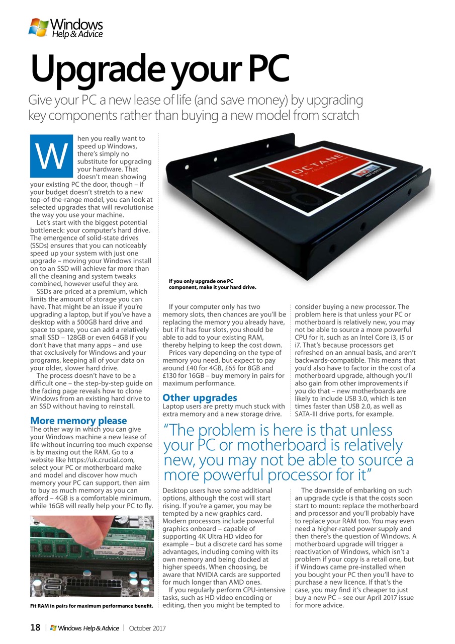 Windows Help & Advice Preview Pages