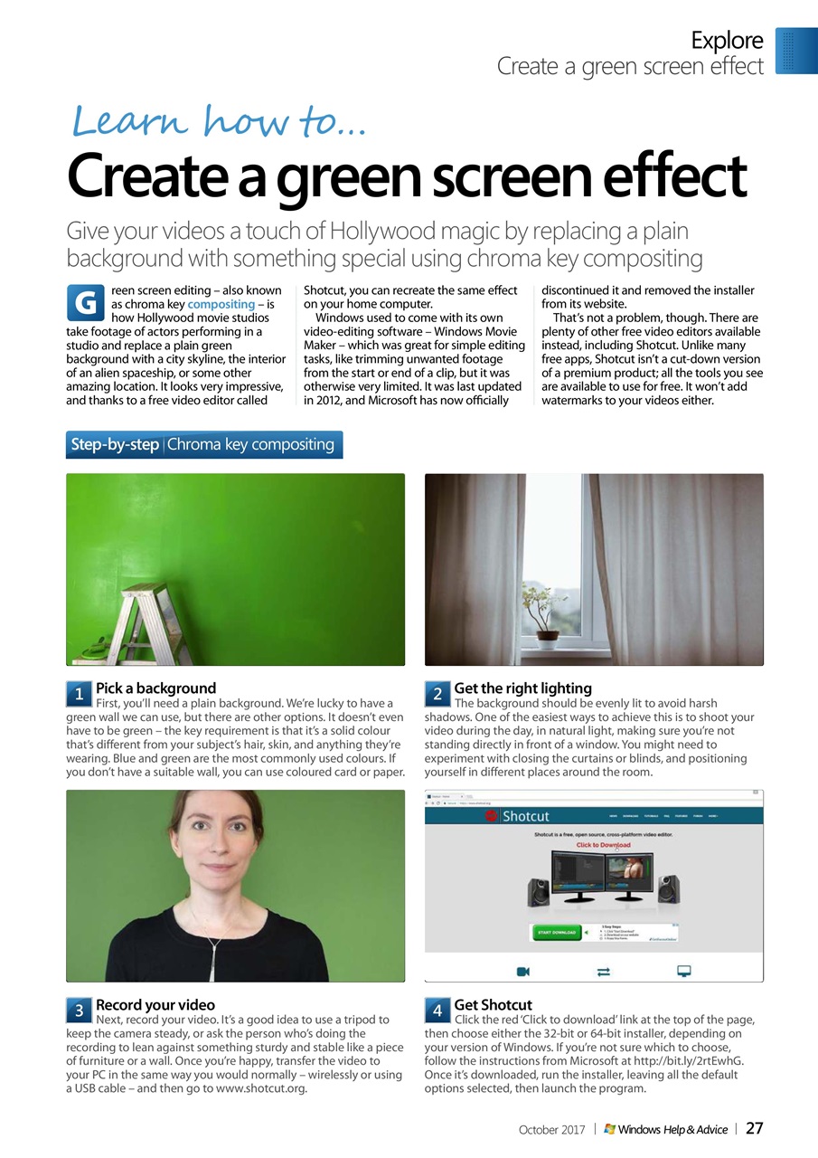 Windows Help & Advice Preview Pages