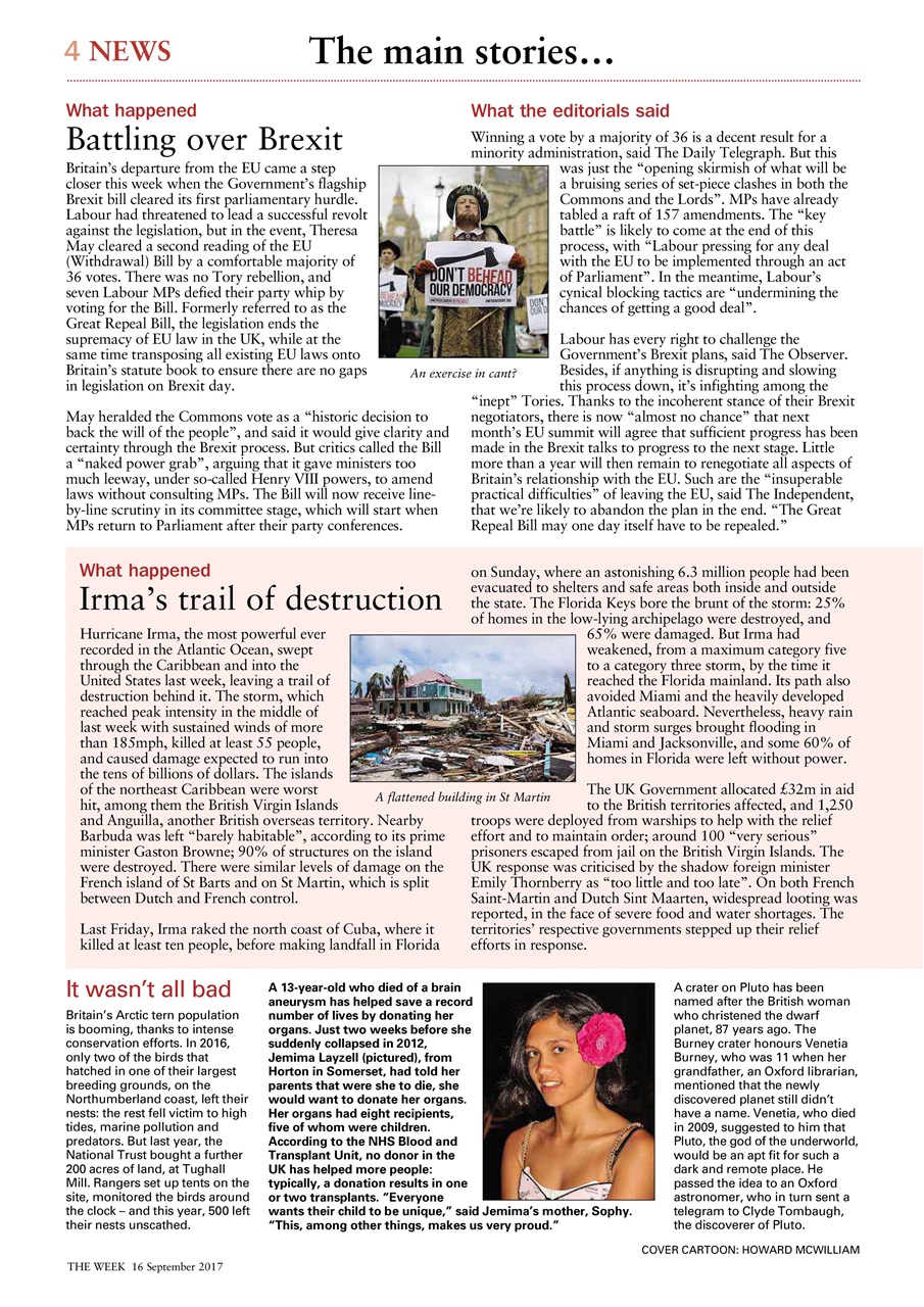 The Week Preview Pages