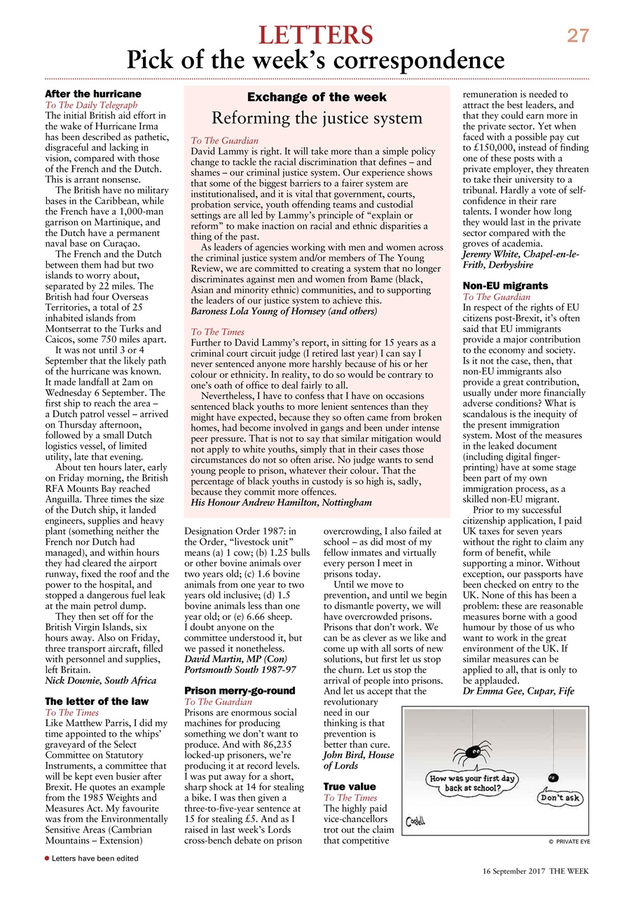 The Week Preview Pages