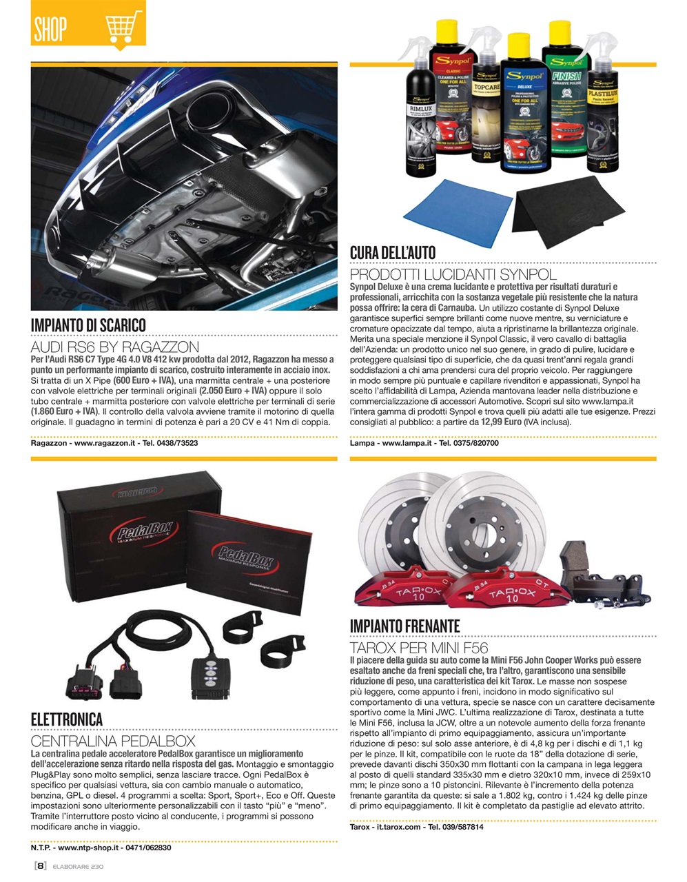 Elaborare GT Tuning Preview Pages