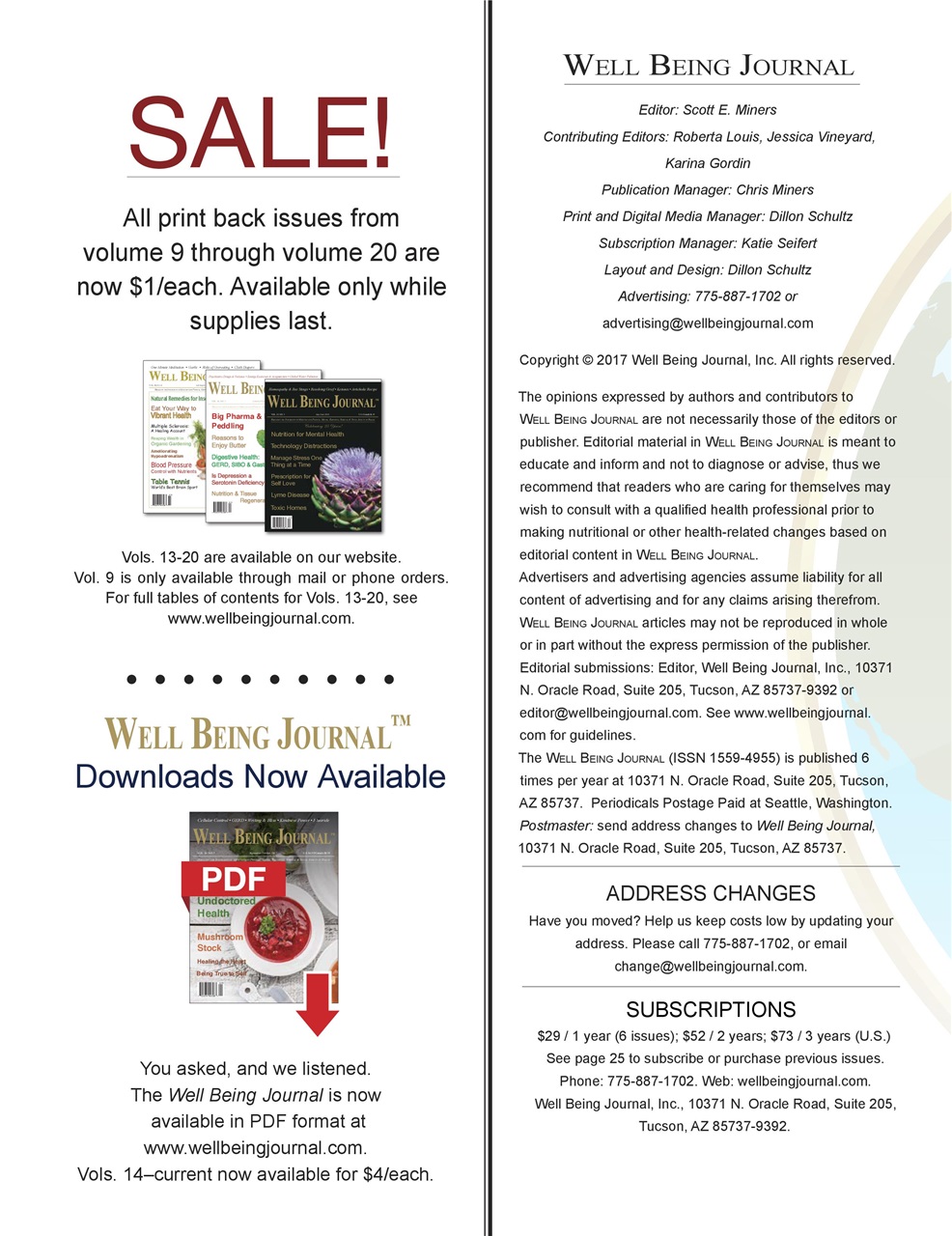 Well Being Journal Preview Pages