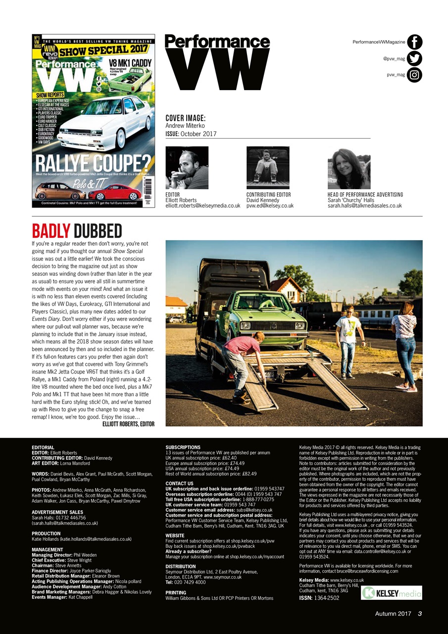 Performance VW Preview Pages