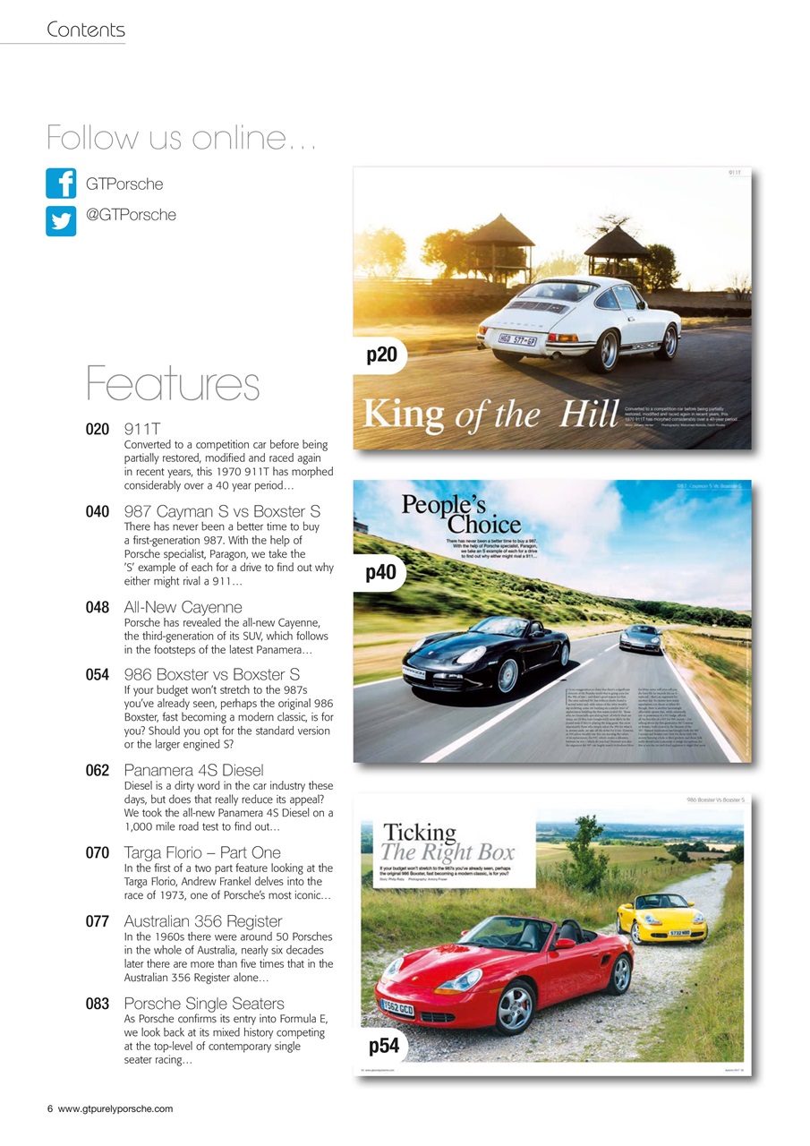GT Porsche Preview Pages