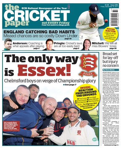 The Cricket Paper issue 15th September 2017