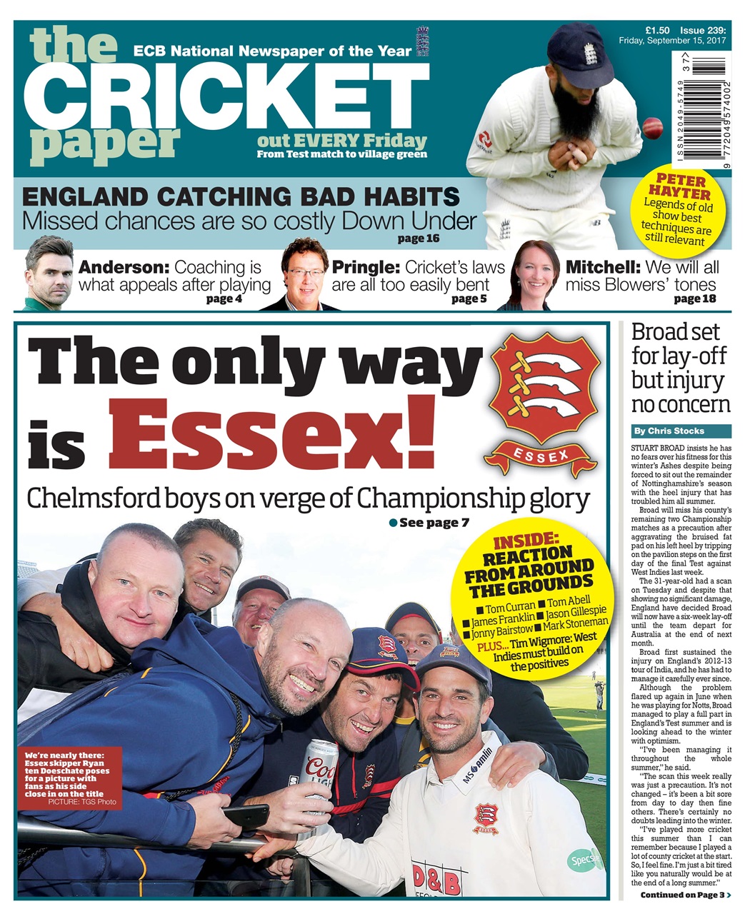 The Cricket Paper Preview Pages
